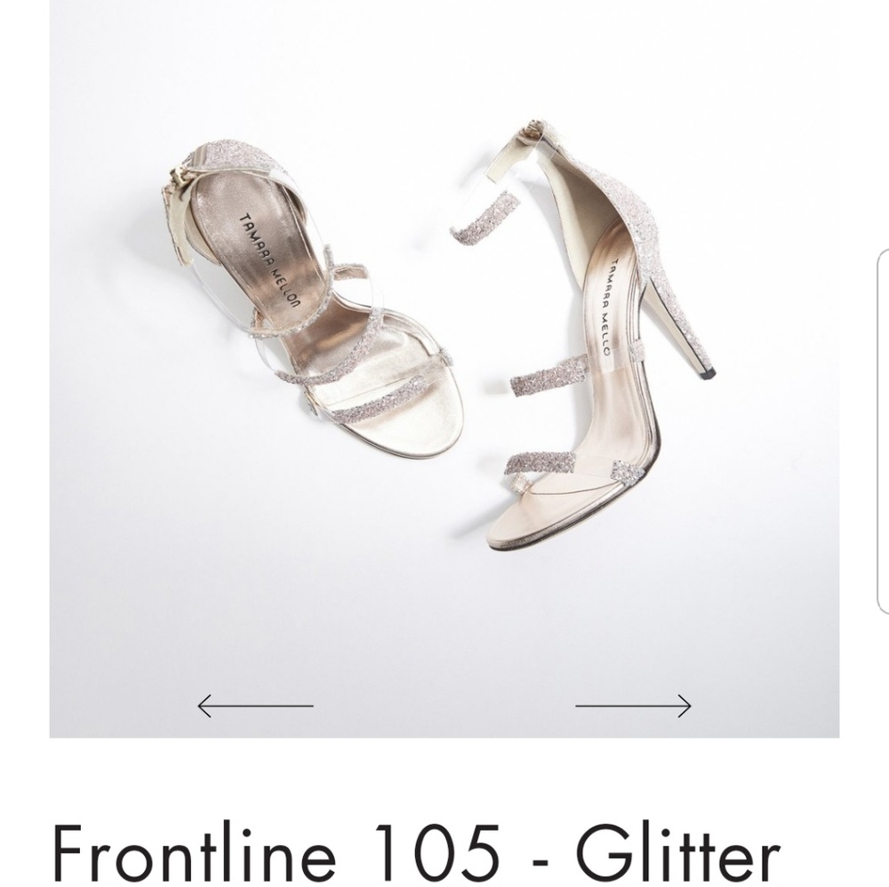 ❤️ AUTHENTIC TAMARA MELLON❤️ front line glitter - Picture 3 of 8